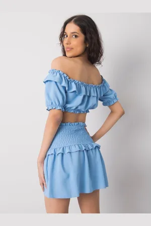 Och Bella Dámská sukně mini Joanna modrá
