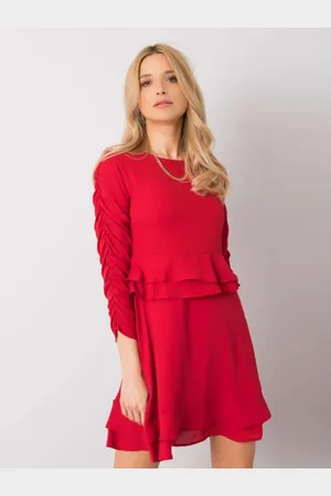RUE PARIS Dámské šaty koktejlové Camilla červené