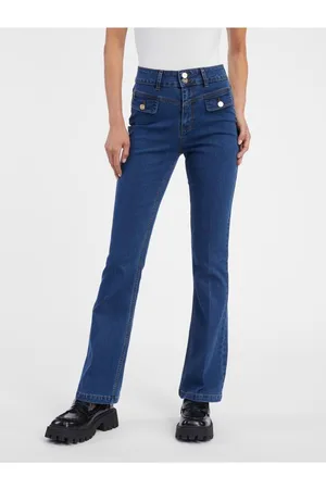 ORSAY Modré dámské bootcut džíny