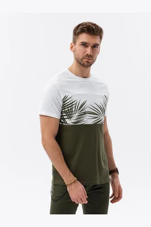 Ombre Clothing Pánské tričko s potiskem V2 S1641