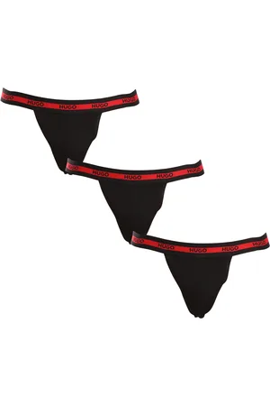 HUGO BOSS 3PACK pánské jocksy černé
