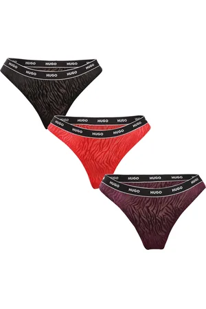 HUGO BOSS 3PACK dámská tanga