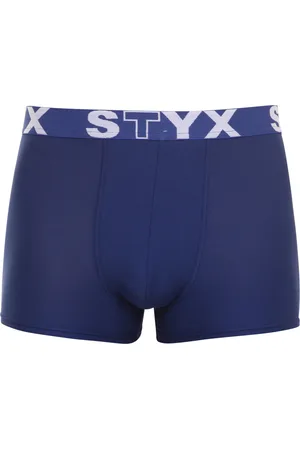 STYX Pánské boxerky sportovní guma tmavě modré