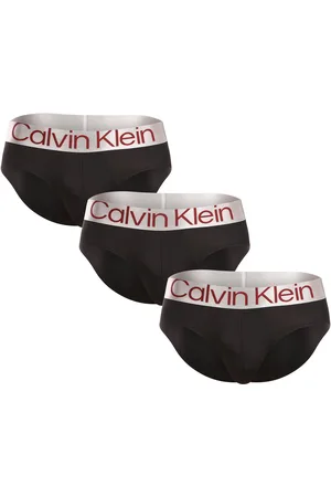 Calvin Klein 3PACK pánské slipy černé