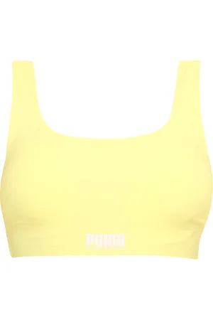 PUMA Dámská sportovní podprsenka žlutá