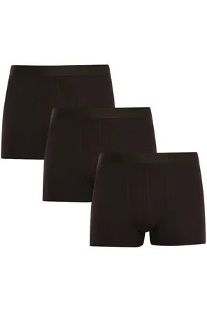 Nedeto 3PACK pánské boxerky černé