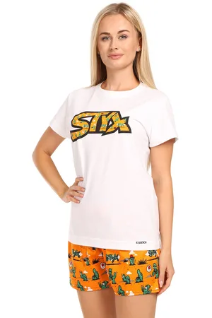 STYX Dámské pyžamo kaktusy
