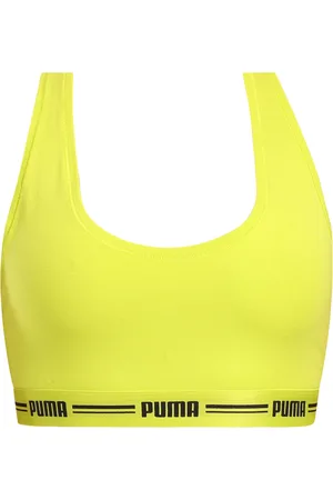 PUMA Dámská sportovní podprsenka žlutá