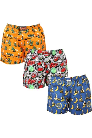 STYX 3PACK dámské trenky na spaní vícebarevné