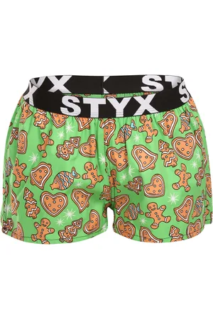 STYX Dámské trenky art sportovní guma Vánoce perníčky