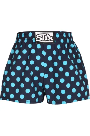 STYX Dětské trenky art klasická guma puntíky