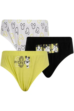 E PLUS M 3PACK chlapecké slipy Mickey vícebarevné