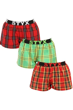 STYX 3PACK dámské trenky sportovní guma vícebarevné