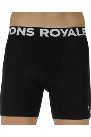 MONS ROYALE Pánské boxerky merino černé