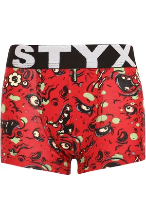 STYX Dětské boxerky art sportovní guma zombie