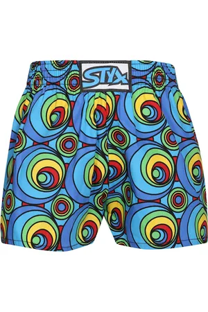 STYX Dětské trenky art klasická guma kruhy