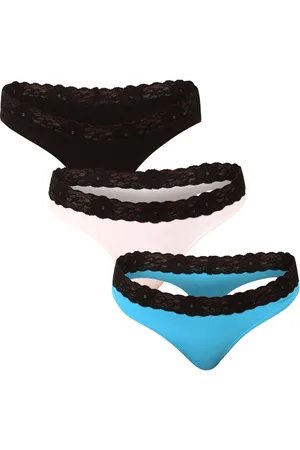 STYX 3PACK dámská tanga s krajkou