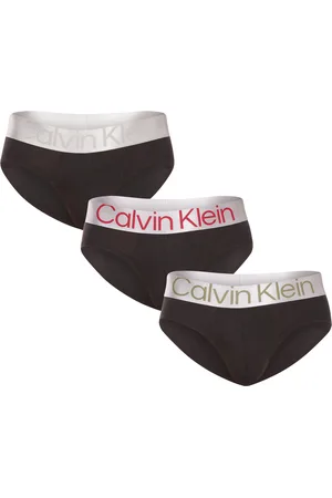 Calvin Klein 3PACK pánské slipy černé