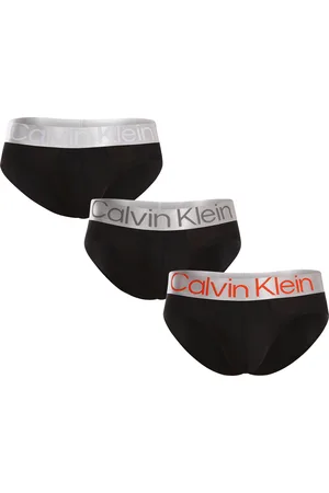 Calvin Klein 3PACK pánské slipy černé