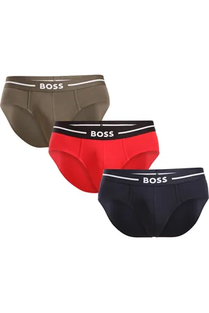 HUGO BOSS 3PACK pánské slipy vícebarevné