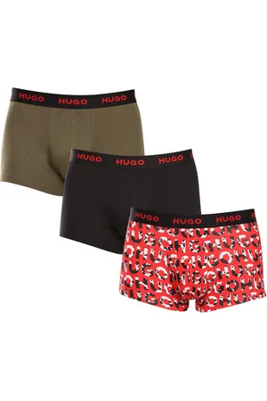 HUGO BOSS 3PACK pánské boxerky vícebarevné