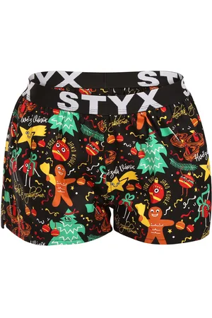 STYX Dámské trenky art sportovní guma Vánoce ozdoby