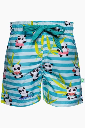 Dědoles Veselé chlapecké plavky Panda na dovolené