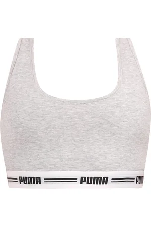 PUMA Dámská sportovní podprsenka šedá