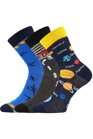 Boma 3PACK dětské ponožky vícebarevné