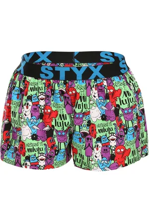 STYX Dámské trenky art sportovní guma příšerky