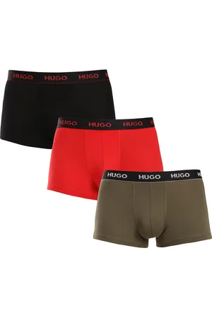 HUGO BOSS 3PACK pánské boxerky vícebarevné
