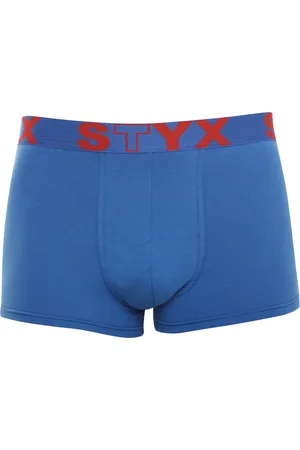 STYX Pánské boxerky sportovní guma modré