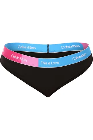Calvin Klein Dámská tanga nadrozměr černé