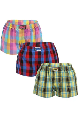 STYX 3PACK dámské trenky klasická guma vícebarevné