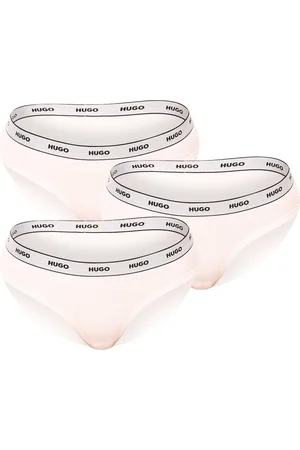 HUGO BOSS 3PACK dámské kalhotky bílé