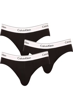 Calvin Klein 3PACK pánské slipy černé