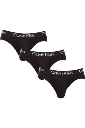 Calvin Klein 3PACK pánské slipy černé