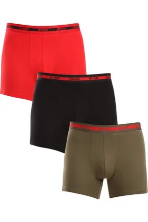 HUGO BOSS 3PACK pánské boxerky vícebarevné