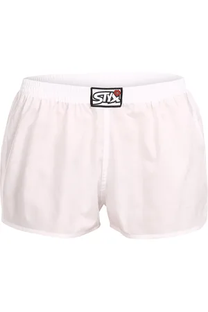 STYX Dámské trenky klasická guma bílé