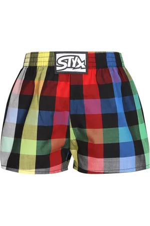 STYX Dětské trenky klasická guma vícebarevné