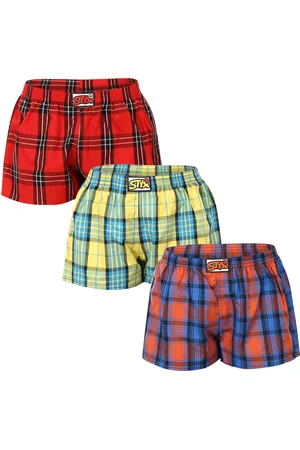 STYX 3PACK dámské trenky klasická guma vícebarevné
