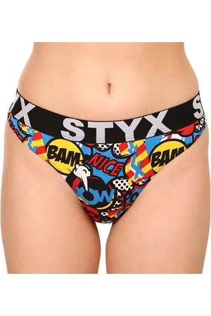 STYX Dámská tanga art sportovní guma poof