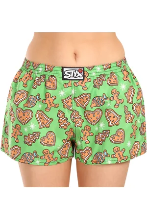 STYX Dámské trenky art klasická guma Vánoce perníčky