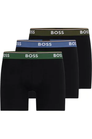 HUGO BOSS 3PACK pánské boxerky černé