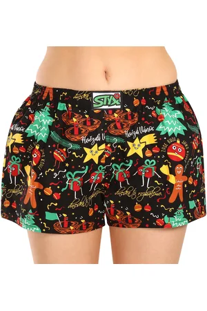 STYX Dámské trenky art klasická guma Vánoce ozdoby