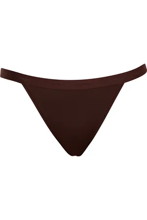 Calvin Klein Dámské kalhotky tmavě hnědé