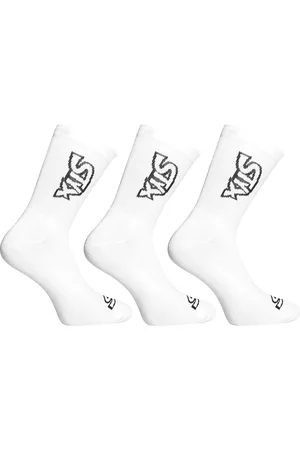 STYX 3PACK ponožky vysoké bílé