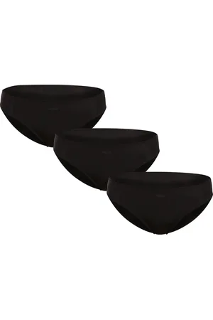 HUGO BOSS 3PACK dámské kalhotky černé
