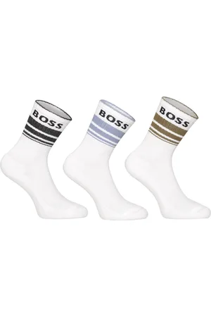 HUGO BOSS 3PACK ponožky bílé