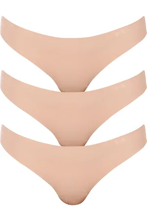 Under Armour 3PACK dámská tanga béžové